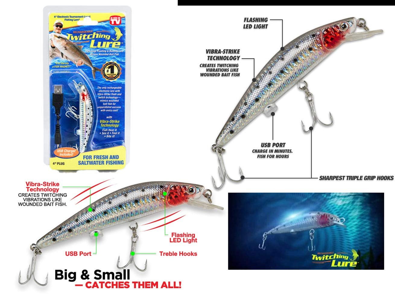 Twitching lure walmart Clearance