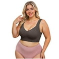 thumbnail image 6 of jobturf Bras for Women Wireless Jelly Plus Size Supportive Seamless Bralettes Full Coverage Push Up Comfortable No Underwire Tshirt Bras, 6 of 9