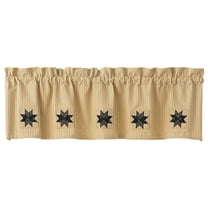 Park Designs Carrington Lined Ticking Patch Valance
