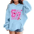 thumbnail image 3 of 67 Niños con capucha Niñas 6 7 Meme Sudadera cómoda manga larga Suéteres divertidos 6 7 Número impreso Novedad manga larga con capucha Suéter de moda cómodo once once hoodie (Azul celeste,9-10 años), 3 of 5