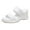 White, variant on CAICJ98 Platform Sandals Sandals for Women Strappy Sandal, Adjustable Flat Sandals with Buckled Ankle Strap Simple Classic Sandals Ladies Sandals,White