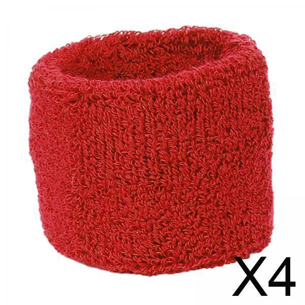 4xMini Sax Anillo Elástico De Algodón Para Principiantes, Fácil De Usar Y Mantener Seco, Color Rojo