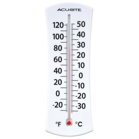 Large Indoor/outdoor Therometer By Acru-rite Show Celsius And Farhenheit