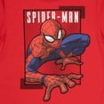 thumbnail image 5 of Marvel Spider-Man Peter Parker Boys 3-Piece Set - Spiderman Short Sleeve T-Shirt, Shorts, & Jogger Pants 3-Pack (Sizes 5-12), 5 of 12