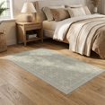 thumbnail image 2 of ODIKA 5'x7' Washable Area Rug Bow Floral Design With Vintage Rosebud Lattice Motif Coquette Flowing Dynamic for Guest Room, Lounge, Apartment, Non-Slip Low Profile, Stain Resistant, 2 of 7