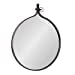 thumbnail image 3 of Kate and Laurel Yitro Round Wall Mirror, 30 x 37, Bronze, Decorative Versatile Rustic Wall Decor, 3 of 15