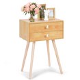 thumbnail image 2 of Patiojoy Side End Table Nightstand 2 Drawers Bedroom Room Furniture, 2 of 9