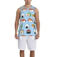 thumbnail image 6 of Rocae Kawaii Sushi for Men's Basketball Jersey Lightweight and Breathable Athletic Tank Top,Quick-Drying Sports Jersey XX-Large, 6 of 9