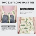 thumbnail image 6 of Cartoon Dinosaurs Apron-Garden Aprons for Women with Pockets-Cotton Linen Waterproof Kitchen Cooking Gardening Aprons Adjustable for Kitchen,Cooking,BBQ and Salon 33x27 Inch, 6 of 7