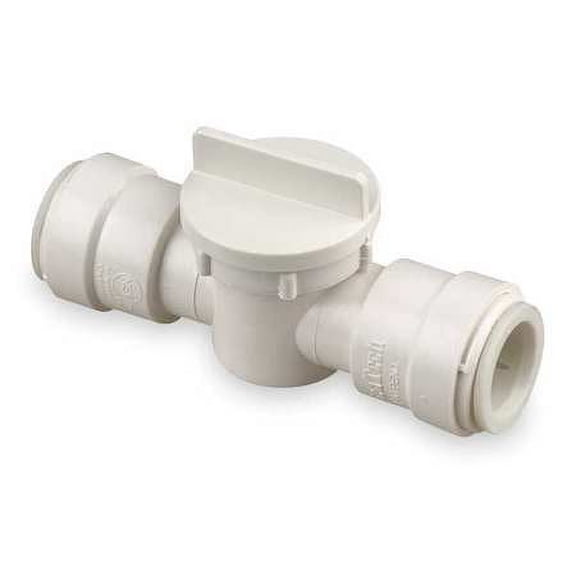 Watts 1/4-Turn Stop Valve - 1/2 In CTS x 1/2 In CTS, Multicolor