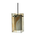 thumbnail image 4 of Meyda Tiffany 111347 5" Square Quadrato Cognac Swirl Mini Pendant - Cognac Swirl, 4 of 4