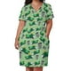 thumbnail image 2 of Vestido de playa holgado con bolsillo y patrón de camión de basura de reciclaje vestidos de hadas, 2 of 6
