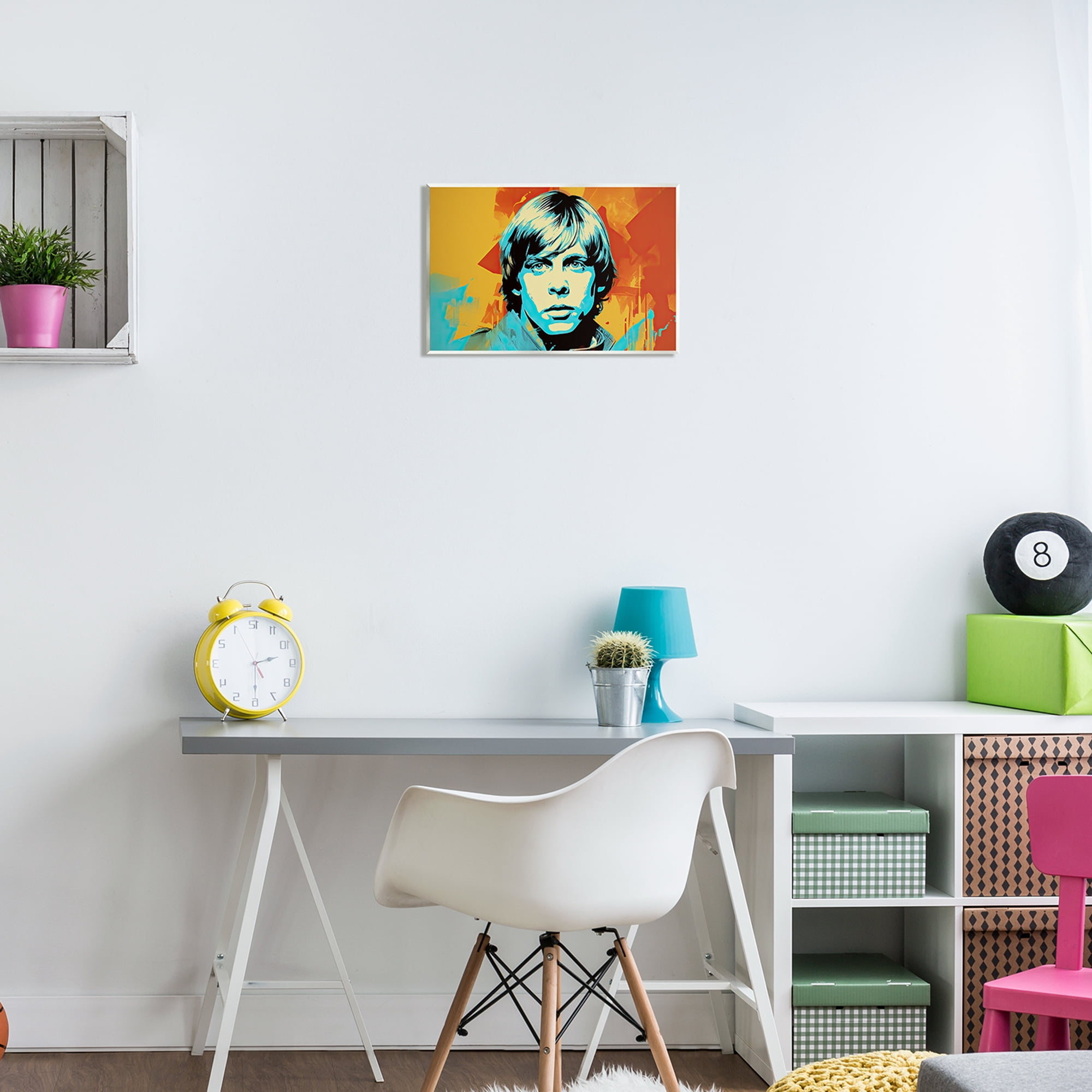 Stupell Industries Pop Style Luke Portrait Fairy Tales & Fantasy Painting Unframed Art Print Wall Art, 15 x 10