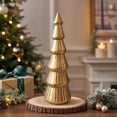 thumbnail image 4 of Farmhouse Rustic Wooden Christmas Trees Tabletop Decorations Simple Wood Christmas Decor Xmas Table Centerpiece Figurines for Home Office Farmhouse Holiday Table Decor, 4 of 8