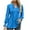 Blue tops for women, variant on Women's Fall Plus Size Tops Fashion Workout V Neck Blouses Long Sleeve Basic Tees Casual Pleated Ruffle Tunic Activewear Loose Pullover Dressy Black L