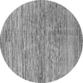 thumbnail image 1 of Ahgly Company Indoor Round Abstract Gray Modern Area Rugs, 3' Round, 1 of 4