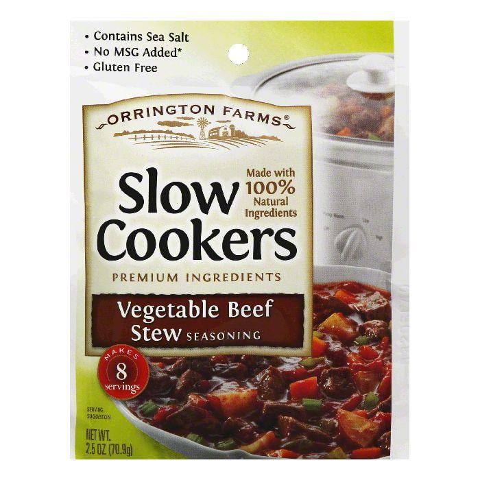 Orrington Farms Vegetable Beef Stew Slow Cookers Seasoning, 2.5 Oz
