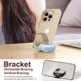 thumbnail image 3 of Allytechgroup for AirPods 4 Case with Cleaner Kit &Keychain, for Airpods 4th Generation Case (2024) with Phone Stand Compatible with Mag-safe Powerful Drop Protection Magnetic Lid, Gold, 3 of 5