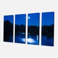 thumbnail image 2 of River at Night with Fog - Landscape Canvas Art Print, 2 of 3