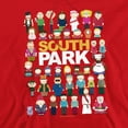 thumbnail image 2 of South Park Full Cast Unisex Adult Pull-Over Hoodie,Red, Large, 2 of 6
