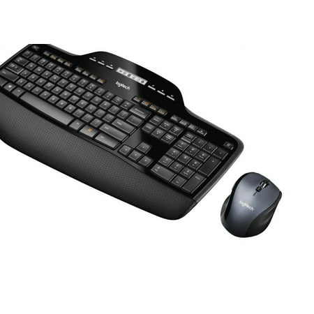 Logitech - MK710 Full-size Wireless Keyboard and Mouse Bundle for Windows with 3-Year Battery Life - Black