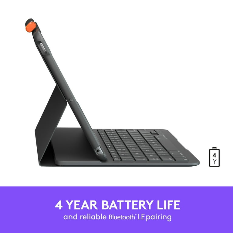 Logitech iPad Keyboard Case, Slim Folio with wireless keyboard