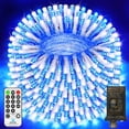 thumbnail image 1 of Cadena de luces LED JXLEDAYY 200 m, 500 LED, 8 modos, azul y blanco, 1 of 7