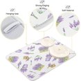thumbnail image 4 of Purple Lavender Plant Kitchen Dish Drying Mat, 16'' x 18'' Super Absorbent Dish Drying Mat for Kitchen, Sink, Dining Table Home Decor, 4 of 7