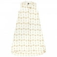 thumbnail image 3 of Hudson Baby Unisex Baby Interlock Cotton Sleeveless Sleeping Bag, Neutral Giraffe, 18-24 Months, 3 of 4