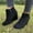 Black, variant on LSLJS Vintage Women Ankle Boots Round Toe Zipper Wedge Heel Short Shoes, Women's Ankle Boots & Booties, Womens Boots