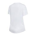 thumbnail image 5 of Women's Concepts Sport White/Charcoal Cleveland Browns Sonata Short Sleeve Top & Leggings Set, 5 of 6