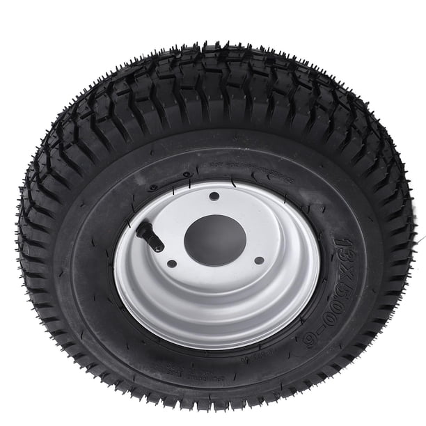 Neumático De Rueda 13x5.00-6, Estructura De Capa Fuerte Neumático De Rueda De aleación De Aluminio Con Llanta De Goma A Prueba De Abrasión Para Go Kart Para Mini Bicicleta