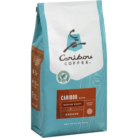 Caribou Coffee Caribou Blend Medium Roast Ground Coffee, 20 oz - Walmart.com