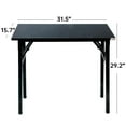 thumbnail image 5 of Wellynap 31.5" Folding Computer Desk, Multi-Functional Standing Desk Gaming Desk Writing Desk Workstation Office Desk, ErgoS Series Black, 5 of 5