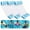 3 x Blue, variant on 3 Pack Premium Inflatable Aqua Portable Summer Water Hammock Bed, Chair, Lounger Float for Adults, 3 x Blue