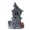 A001- Multicolor, variant on Spooky Haunted House Decor, Small Halloween House Figurine, Vintage Halloween Decor, Indoor Halloween Decor, 4.1X2.7 Inch Haunted Ghost House for Gothic Home Displays