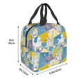thumbnail image 3 of Easygdp Cute Poodle Dog Bolsa Térmica Premium - Tela Oxford Impermeable, Gran Capacidad, Bolsillo Frontal, Unisex para Trabajo, Escuela, Actividades al Aire Libre y Picnics, 3 of 7