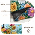thumbnail image 6 of 6'x9' Area Rugs, Yellow Sunflower Indoor Outdoor Area Rug for Living Room Bedroom, Wildflower Daisy Country Farm Pastoral Washable Bathroom Rugs Kitchen Floor Carpet Mats Home Decor Aesthetic, 6 of 8