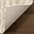 thumbnail image 3 of nuLOOM Gloria Abstract Shag Area Rug, 4' x 6', Light Brown, 3 of 8