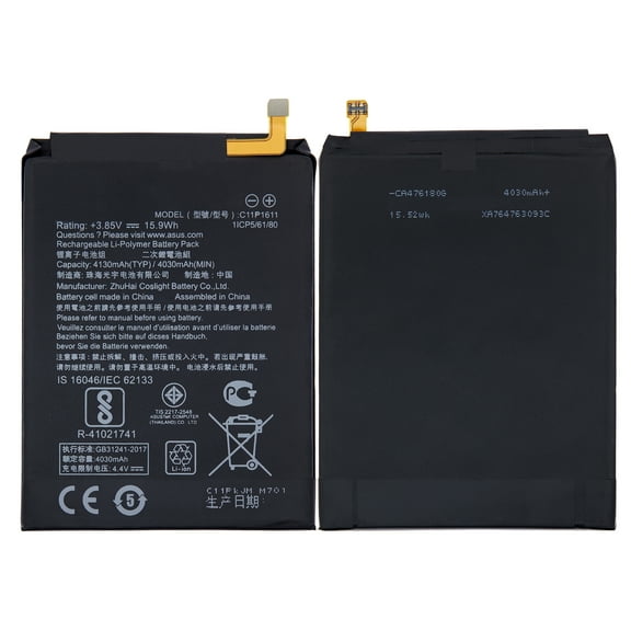 Replacement Replacement Battery Compatible For Asus ZenFone 3 Max 5.2" (ZC520TL / 2016) / ZenFone Max Plus (ZB570TL / 2017) (C11P1611)