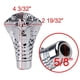 thumbnail image 4 of Riwesomey Car Head ABS Gear Knob Car Activado LED Light Handle Shifter Manual Automatic Gear Shifting Knob Vehículos, repuestos y accesorios Mis rojo, 4 of 6