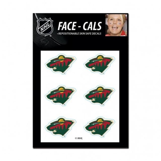 Wincraft 1493459132 NHL Minnesota Wild Tattoo Face Cals
