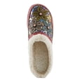 thumbnail image 4 of Spring Step L'Artiste Honestela Women’s Embossed Leather Clogs with Tapestry Upper - Sherpa Lined Slip-On for Warmth and Cushioned Wedge Heel Comfort Clog, 4 of 9