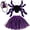 Costume Set A, variant on Hifot Spider Costume for Kids, Spider Wings Tutu Skirt Spiderweb Headband Set Spider Fancy Dress Girls Halloween Costumes Cosplay Party
