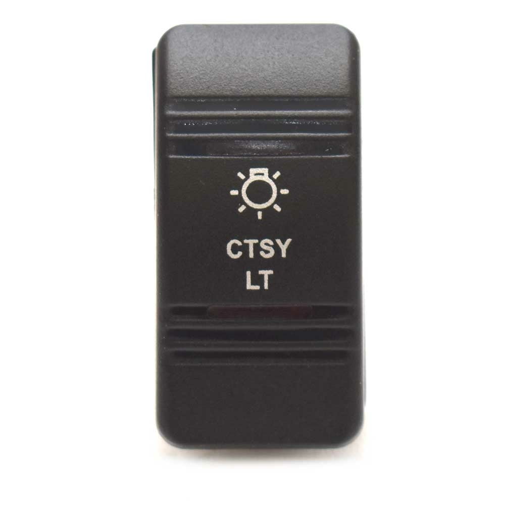 Boat On / Off Rocker Switch |  Ctsy Lt 4 Spade 12 Volt/10 Amp Lighted