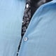 thumbnail image 4 of Camisas De Mezclilla Para Hombre Camisas de un solo pecho para hombre, camisas informales de manga corta para playa con solapa de Color sólido para vacaciones al libre (Blue, S), 4 of 7