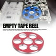 thumbnail image 3 of Open Reel Sound Tape Aluminum Alloy Tape Reel, NAGRA Miniature Recorder Replacement, 6 Hole Air Resistant, Classical Design Aluminum NAB Flange for Bending Resistant, 3 of 7