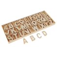 thumbnail image 1 of 156pc Set Wooden Letter Wood Upper Case Letters Alphabet for, 1 of 8
