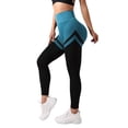 thumbnail image 2 of Anti Celsior Cellulite 3D Leggings Womens Resistance Band 3D Gym Leggings for Women Full Length Buttery Soft Yoga Pants Slim Move Cellulite Leggings Butt Lift Booty Workout Tights Blue L, 2 of 5