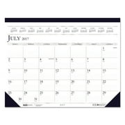 House of Doolittle Recycled Compact Academic Desk Pad Calendar, 18 1/2 x 13, 2017-2018